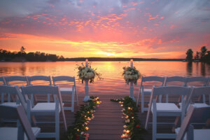 lakeside wedding